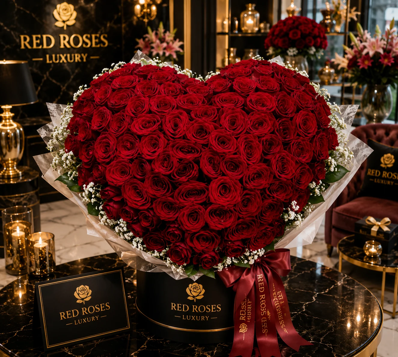 Deluxe imperial roses - luksuzni cvetni aranžmani Beograd - cvetni aranžmani Beograd, flower box i dostava cveća Beograd