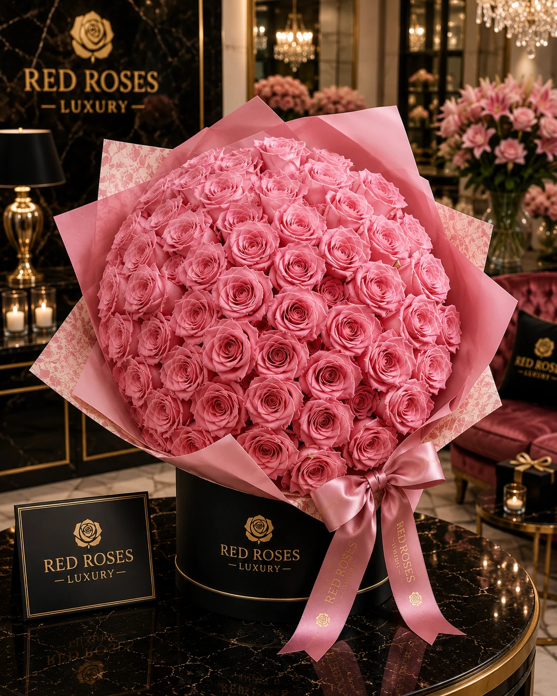 Deluxe diamond bloom - luksuzni cvetni aranžmani Beograd - cvetni aranžmani Beograd, flower box i dostava cveća Beograd