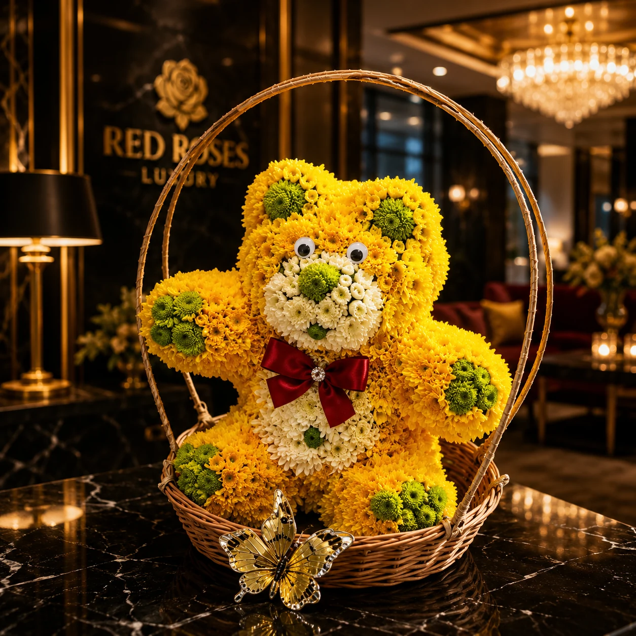 Deluxe flowerbox sa ružama - luksuzni cvetni aranžmani Beograd - cvetni aranžmani Beograd, flower box i dostava cveća Beograd
