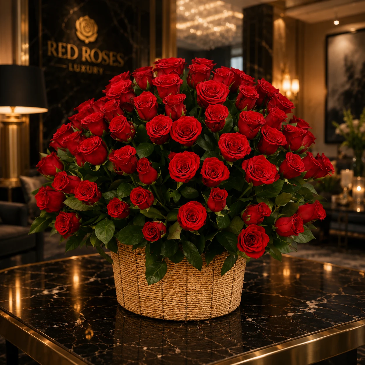 Deluxe elegantni aranžman - luksuzni cvetni aranžmani Beograd - cvetni aranžmani Beograd, flower box i dostava cveća Beograd
